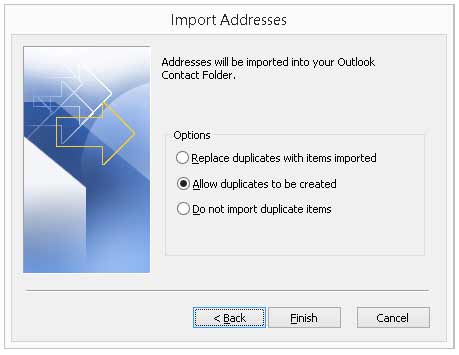 import addresses