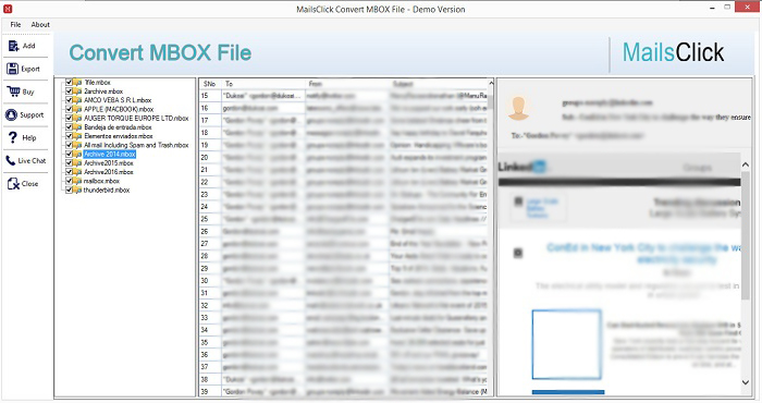 preview mbox file